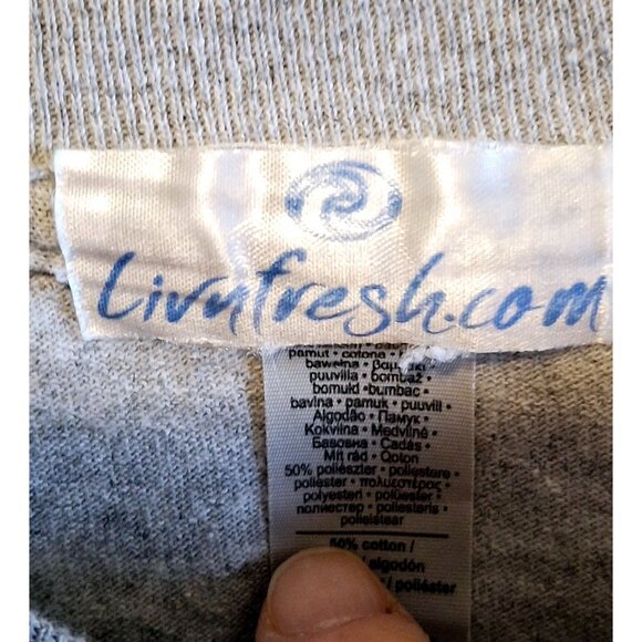 Michigander Long Sleeve Graphic Tee Livnfresh 2XL Gray Cotton/Poly Blend - Picture 3 of 5